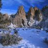 Smith Rock State Park in winter